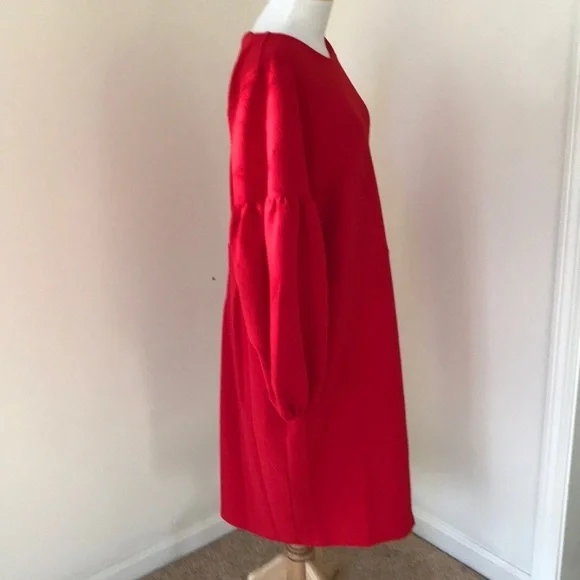 strapless open back dress Simple red two pieces short lace prom dress, red homecoming dress – dresstby main image 1